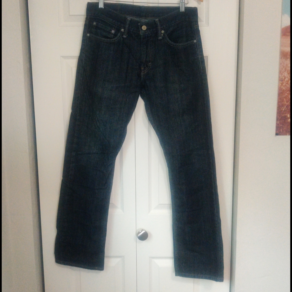 Levi Strauss Dark Blue Jeans 514 31x32